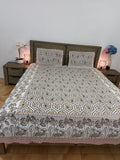 Queen cotton flat