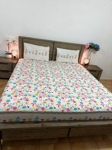 Fitted super King cotton Summer essential