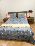 4PCS king Comforter set with FITTED bedsheet