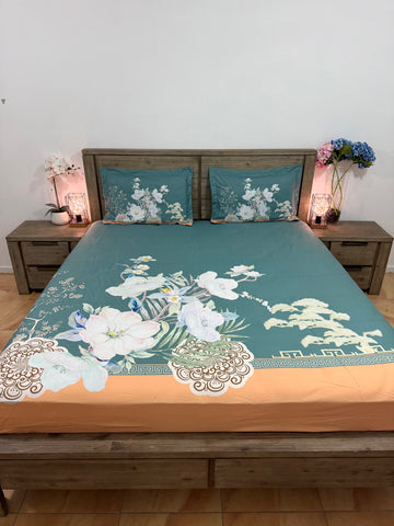 Fitted Xl Super king Glace cotton