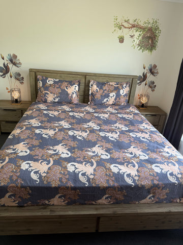 Super king Glace cotton flat 3Piece