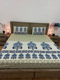 Queen cotton flat