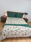 4 PCS Super king Comforter set with Flat bedsheet