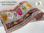 Jaipuri Pure COTTON king Summer quilt 2.5Kg Approx
