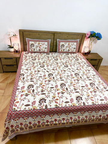 XLQueen/Regular king pure Cotton Flat