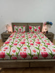 5D Super-king Flat  glace cotton