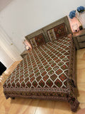 king size pure cotton flat