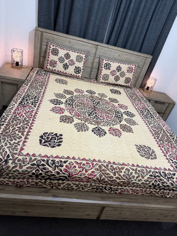 Queen cotton flat 3Piece