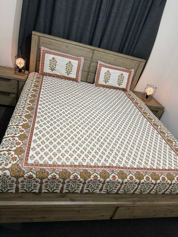 Queen size cotton flat 3Piece