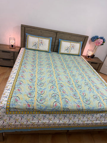 Queen cotton flat 3Piece