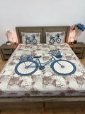 Queen size pure cotton flat