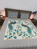 Big Queen cotton flat bedsheet