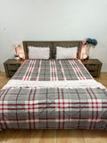 4PCS king Comforter set with FITTED bedsheet