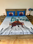FITTED super KING cotton Designer