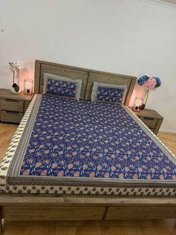 Queen size cotton flat