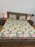 5DSuper-king flat glace cotton