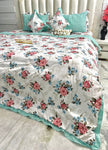 6Piece Super king Comforter set with FITTED bedsheet
