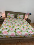 5DSuper-king flat glace cotton