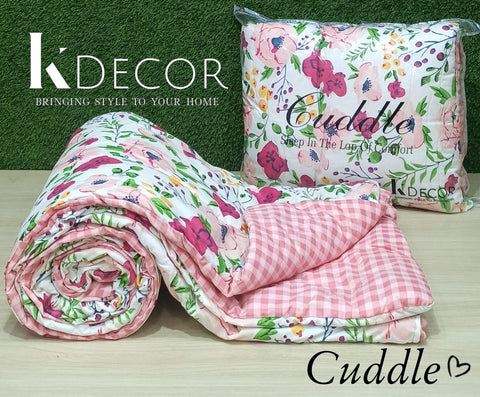 King COMFORTER IN GLACÉ COTTON