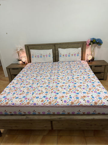 Fitted super King cotton Summer essential