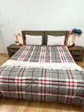 4PCS king Comforter set with FITTED bedsheet