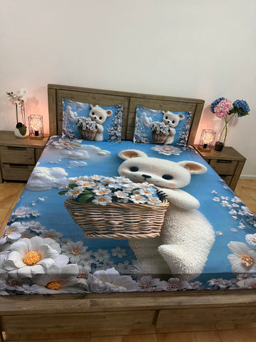 king Fitted Glace cotton