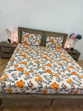 5D Super-king flat glace cotton
