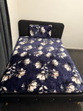 Single bed size warm bedsheet 1+1
