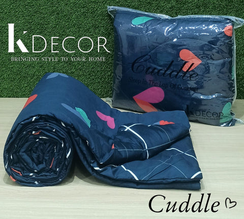 King COMFORTER IN GLACÉ COTTON