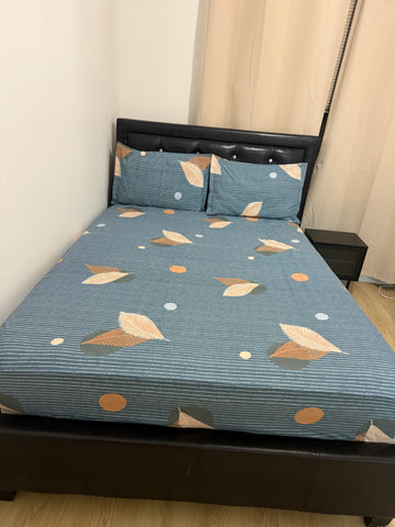 Queen Fitted Glace cotton