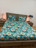 5D Super-king flat glace cotton