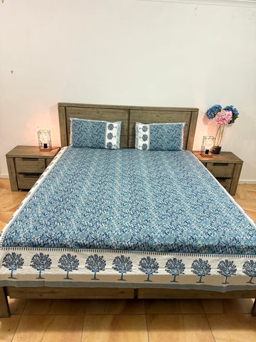 Xl Queen cotton flat 3Piece