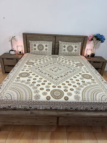 Big Queen cotton flat 3Piece