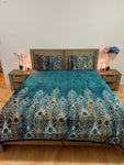 King size warm bedsheet(4side border)