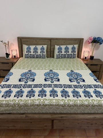 Queen cotton flat