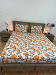 5D Super-king flat glace cotton