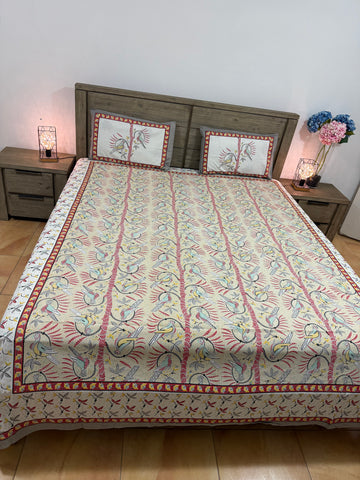 Xl Queen cotton flat 3Piece