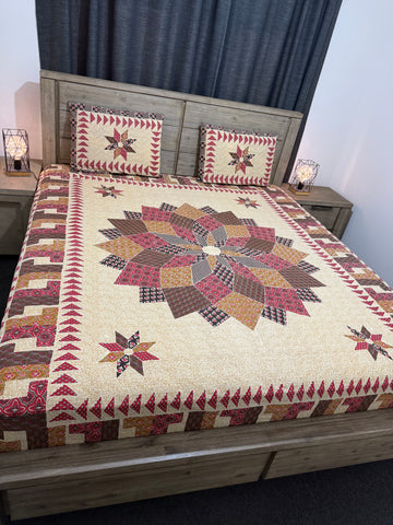 Queen cotton flat 3Piece