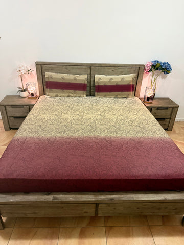 Ombré Fitted Super King pure cotton