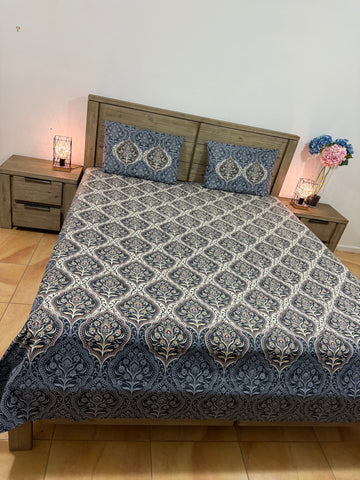 Xl Queen cotton flat 3Piece