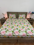 5DSuper-king flat glace cotton