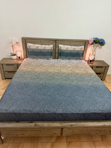 Ombré Fitted Super King pure cotton