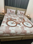 Queen size pure cotton flat