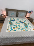 Big Queen cotton flat bedsheet