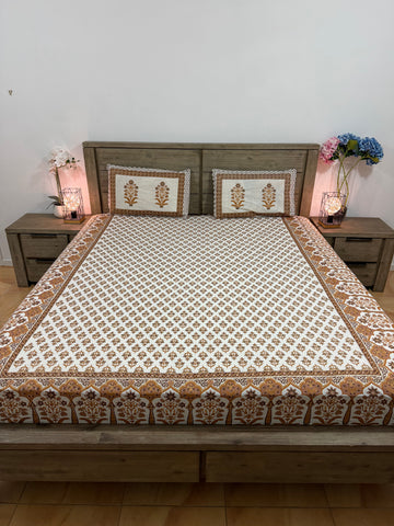 Queen flat pure cotton