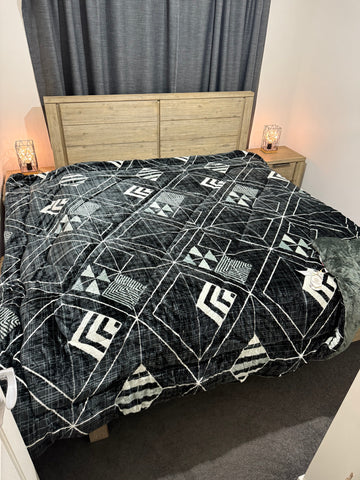 Super KING Warm QUILT(Dark grey)