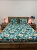 5D Super-king flat glace cotton