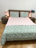 4PCS Super king Comforter with FITTED bedsheet