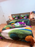 Super-king flat Lightweight glace cotton