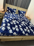 Fitted Queen warm bedsheet with 2 Pillow covers